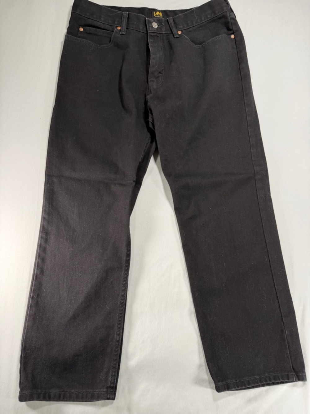 Men’s Lee Relaxed Fit Black Jeans Size 36/29 # 901